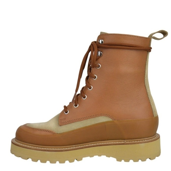 Ulla Johnson Etna Leather Combat Boots Sz 5 Sz 35 NIB - Picture 5 of 16